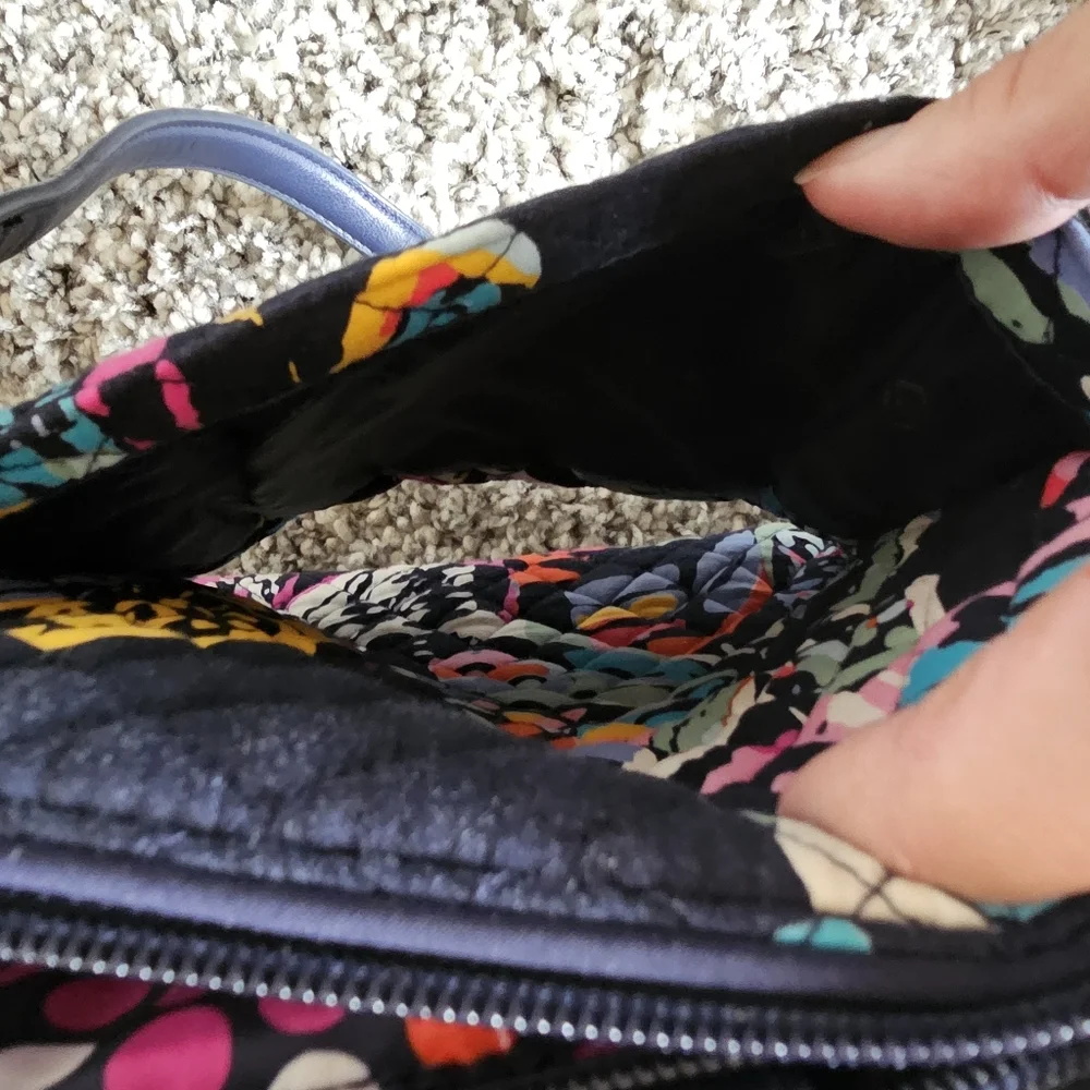 Vera Bradley Butterfly Flutter 2pc Bundle Laptop and Crossbody Purse Travel Work